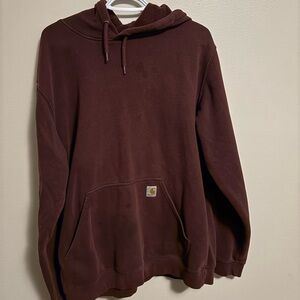 Carhartt Men's Burgundy Hoodie